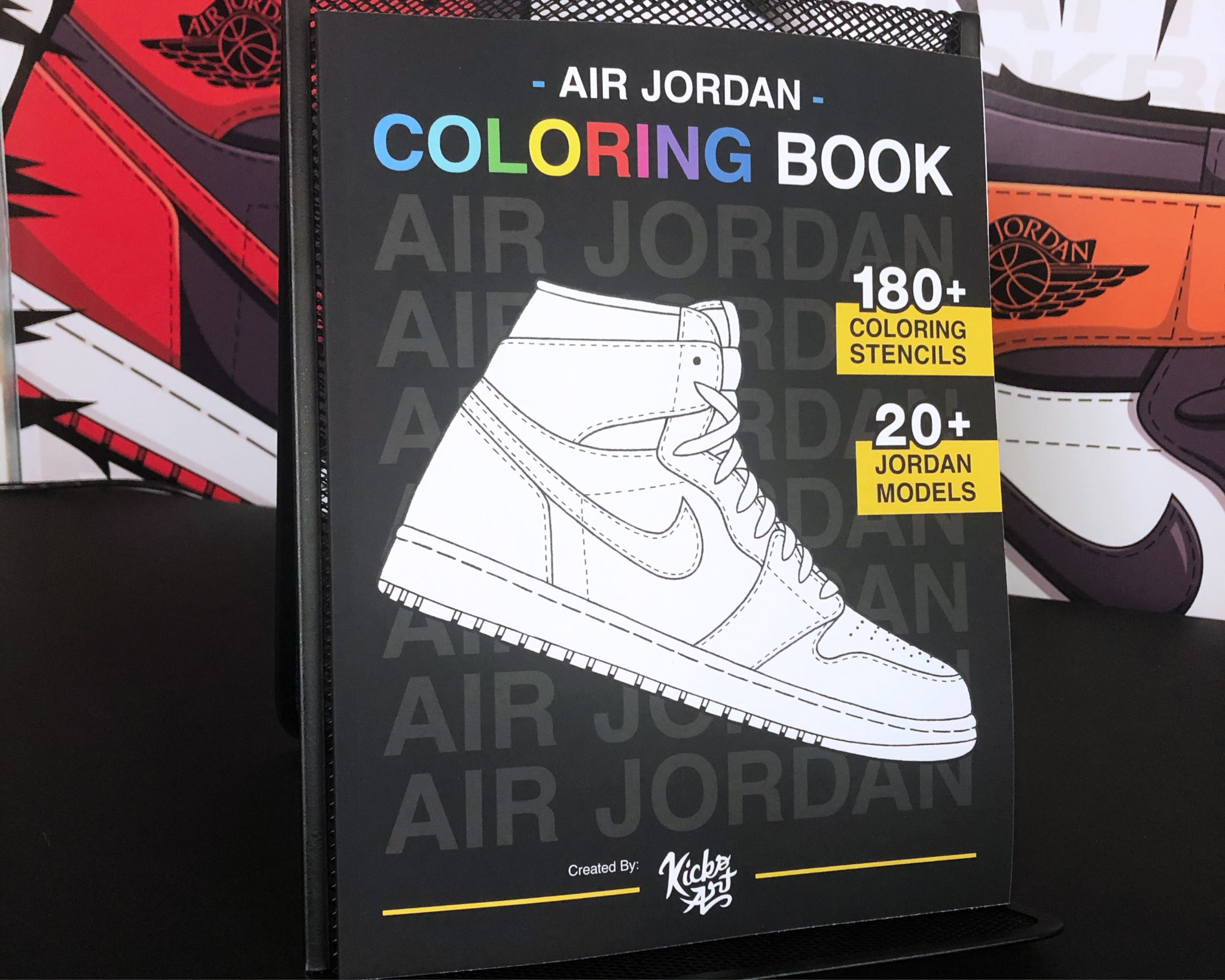 Air Jordan Coloring Book - By: KicksArt – KicksArt Shop