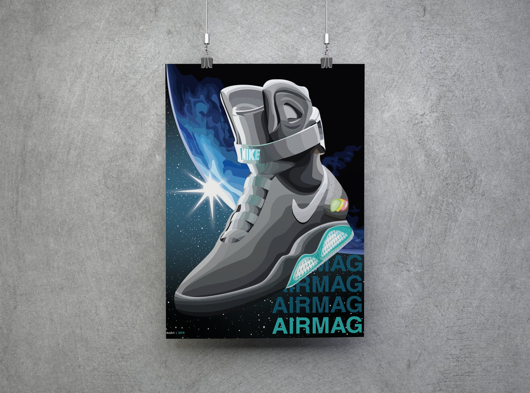 Nike Air Mag Sneaker Poster – KicksArt Shop